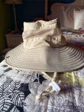 Tan Sun Hat - Breathable Outdoor Wide Brim